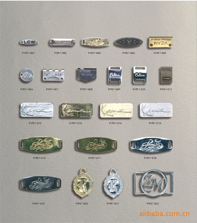 【佛山廠家供應金屬標牌 牛仔牌 鋅合金商標 家具商標牌仔】價格,廠家,圖片,扣類,佛山市三水區(qū)西南街金本宏豪五金塑料廠-